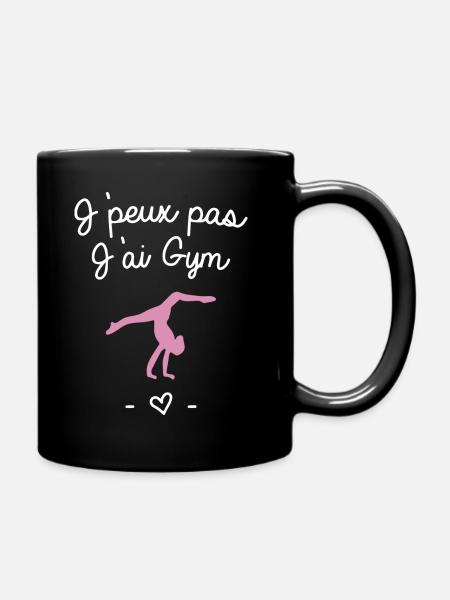 J'peux pas j'ai gym - Mug uni - noir