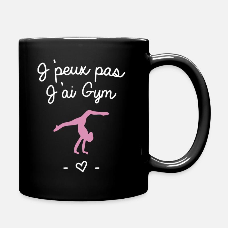 J'peux pas j'ai gym - Mug uni - noir
