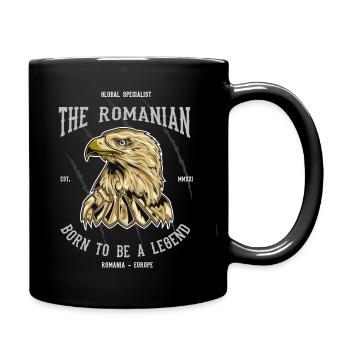 The Romanian, the Romania T-shirt - Full Colour Mug - black - Right