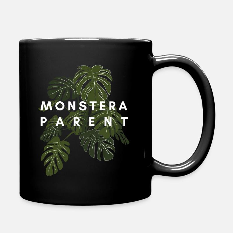 MONSTERA PARENT - Full Colour Mug - black