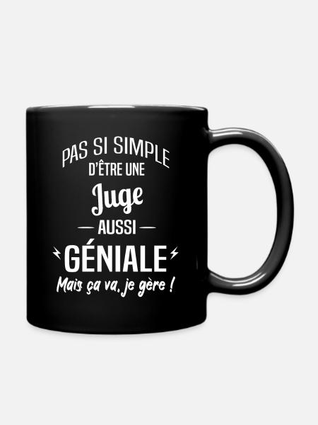 Juge - Mug uni - noir