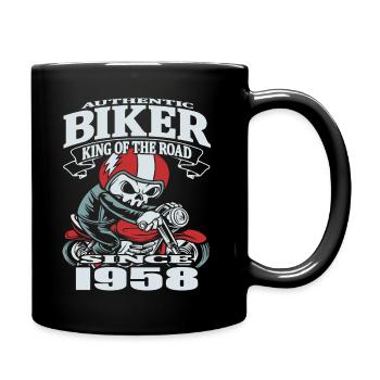 Biker since 1958 - Full Colour Mug - black - Right