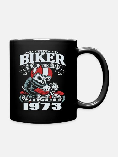 Biker seit 1973 - Tasse einfarbig - Schwarz
