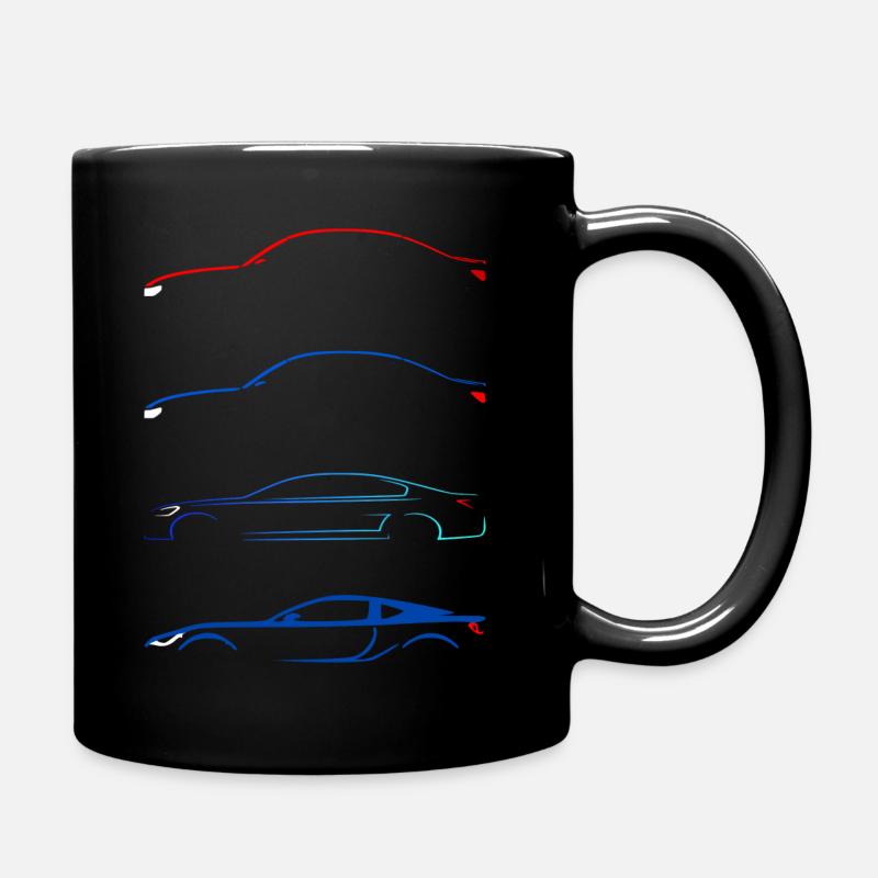Conception de voiture silhouette de voiture de sport - Mug uni - noir