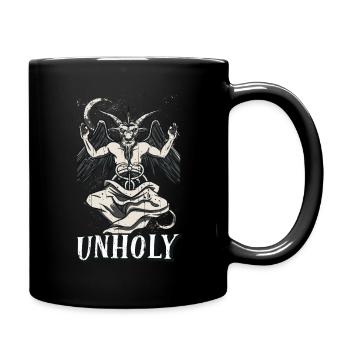 Baphomet Devil Tarot Card Occult Unholy Gothic - Tasse einfarbig - Schwarz - Rechts