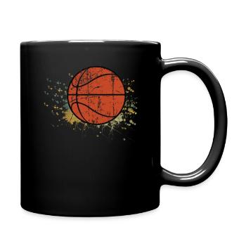 Athlete Ball Game Sport Basket Ball Basketball - Full Colour Mug - black - Right