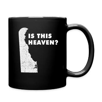 Land Map America US State Home Heaven Delaware - Tasse einfarbig - Schwarz - Rechts