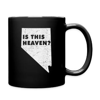 Land Map America US State Home Heaven Nevada - Tasse einfarbig - Schwarz - Rechts