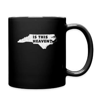 Map America US State Home Heaven North Carolina - Tasse einfarbig - Schwarz - Rechts