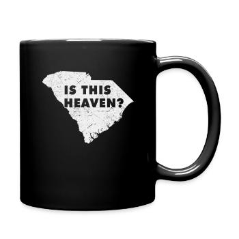 Map America US State Home Heaven South Carolina - Tasse einfarbig - Schwarz - Rechts