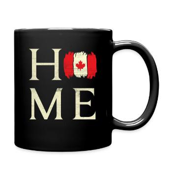 Home Canada Proud Canadian Flag Canada Day - Tasse einfarbig - Schwarz - Rechts