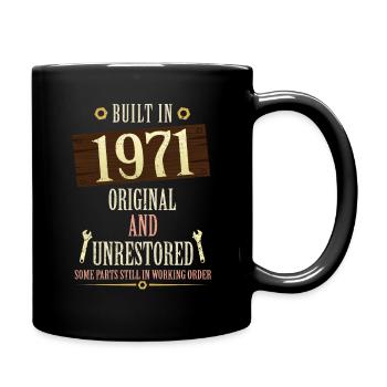 Built In The 1971 Original And Unrestored - Full Colour Mug - black - Right