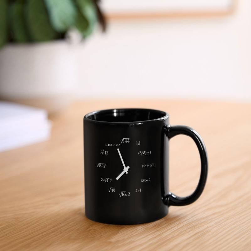 Math Meme Math Equation Joke Math Clock Tasse einfarbig