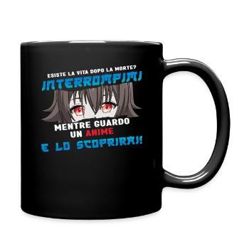 Vaporwave Japan Japanese Life Discover Anime - Tasse einfarbig - Schwarz - Rechts