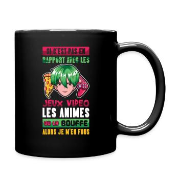 Vaporwave Japan Japanese Video Games Anime - Tasse einfarbig - Schwarz - Rechts