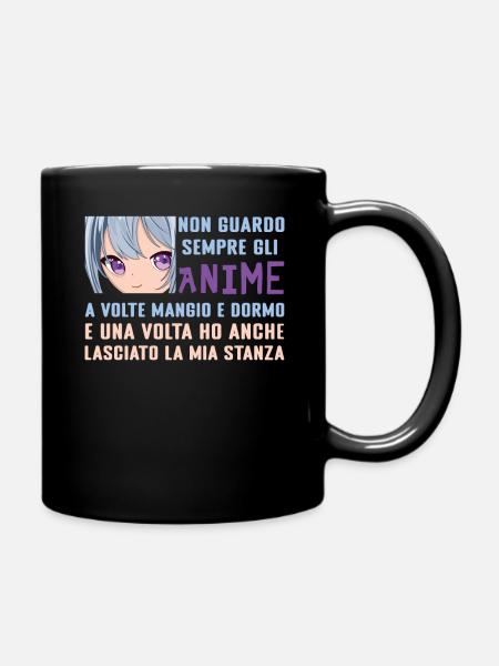 Vaporwave Japan Japanese Always Watch Anime - Tasse einfarbig - Schwarz