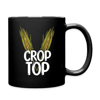 Beach 2022 Tropical Funny Crop Corn Summer - Tasse einfarbig - Schwarz - Rechts
