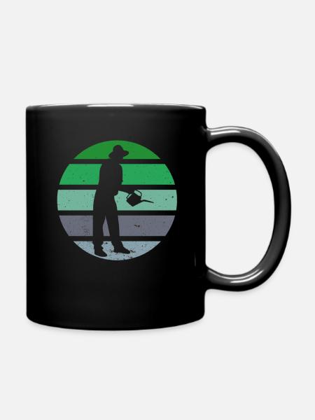 Vintage Arrosage Plante Jardinier Jardinage - Mug uni - noir