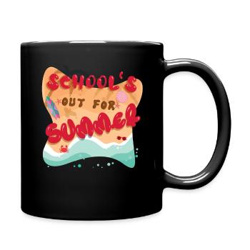 Journée d’école Sortie Bonne dernière classe été - Mug uni - noir - Droite
