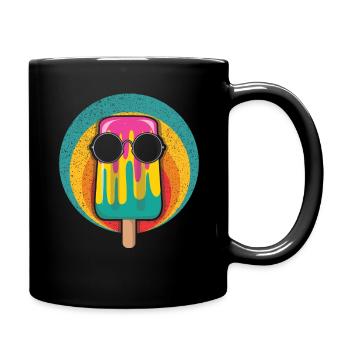 Beach 2022 Tropical Ice Pop Beach Summer - Full Colour Mug - black - Right