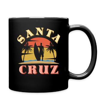 California Vacation 2022 Tropical Hello Summer - Tasse einfarbig - Schwarz - Rechts