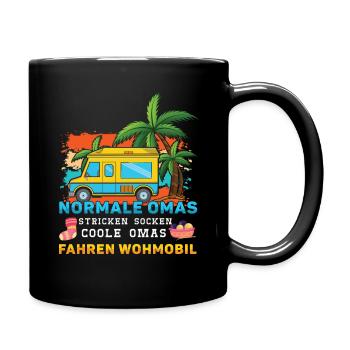Cool Grandmom Driver Camper Camp Camping - Full Colour Mug - black - Right