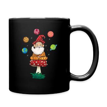 Relax Yoga Time Mandala Meditate Elf Dwarf Yoga - Tasse einfarbig - Schwarz - Rechts