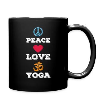 Relax Yoga Temps Mandala Méditez Amour Yoga - Mug uni - noir - Droite