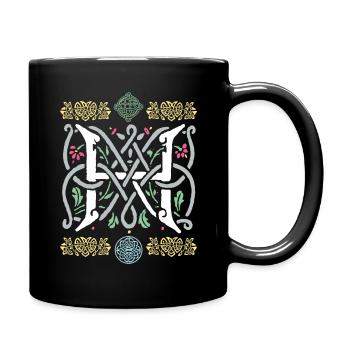 H - Tasse einfarbig - Schwarz - Rechts