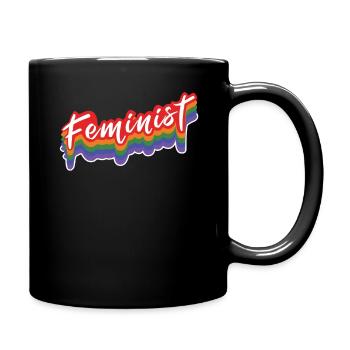 Féministe Rétro Féminisme Droits Femmes Égalité - Mug uni - noir - Droite