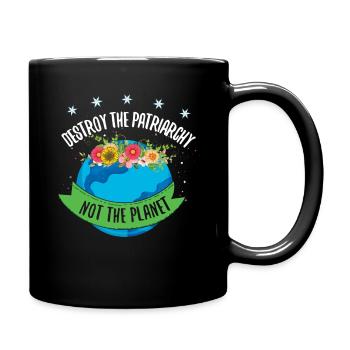 Détruire le patriarcat Droits féministes Égalité des femmes - Mug uni - noir - Droite