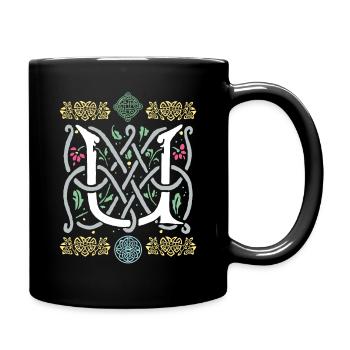 U - Full Colour Mug - black - Right