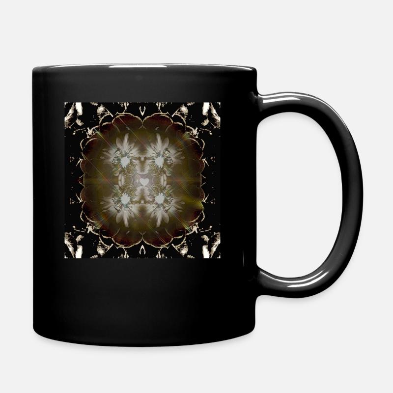 2019 09 16 08 18 36 Black Flower - Tasse einfarbig - Schwarz