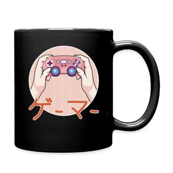 Japan Play Video Game Lover Arcade Gamer Gaming - Full Colour Mug - black - Right