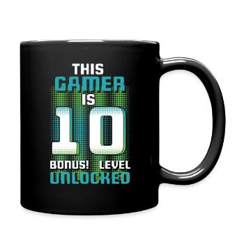 This Gamer Is Video Game Lover Gamer Age 10 - Tasse einfarbig - Schwarz - Rechts