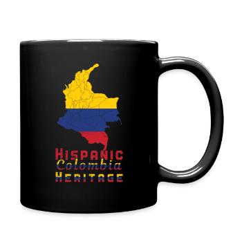 Mois du patrimoine hispanique colombien de Colombie - Mug uni - noir - Droite