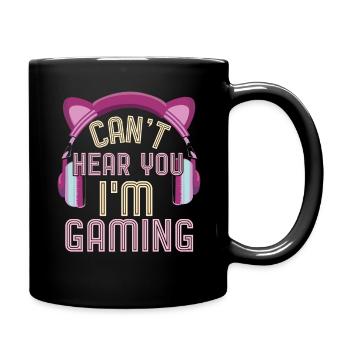 L’amateur de jeux vidéo ne peut pas vous entendre, je joue - Mug uni - noir - Droite