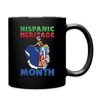 Lady Girl Mois du patrimoine hispanique hispanique - Mug uni - noir - Droite