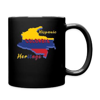 Colombia Hispanic Heritage Month - Tasse einfarbig - Schwarz - Rechts