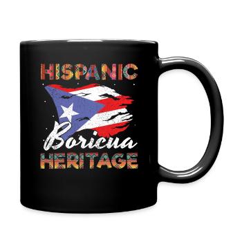 Mois du patrimoine hispanique hispanique de Boricua Puerto - Mug uni - noir - Droite