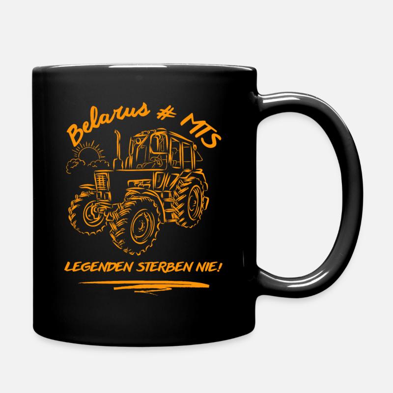 Belarus # MTS / DDR Landmaschinen - Tasse einfarbig - Schwarz