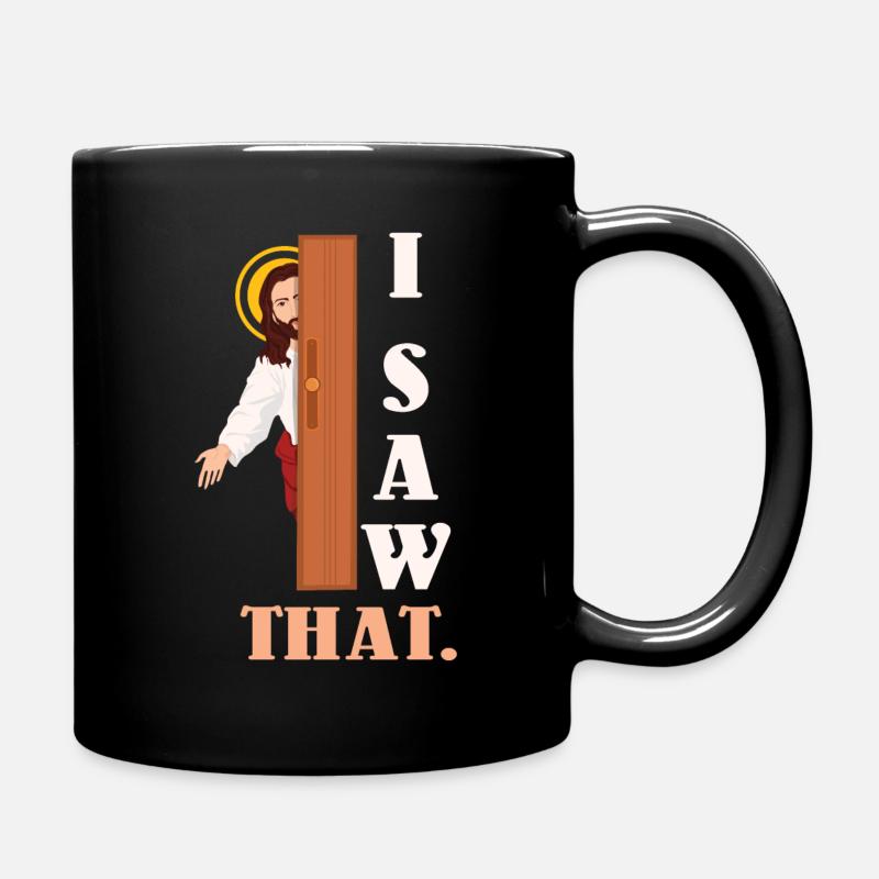 Drôle de Jésus j’ai vu ce pasteur chrétien - Mug uni - noir