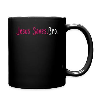 Jésus sauve le frère Seigneur Dieu Foi Pasteur chrétien - Mug uni - noir - Droite