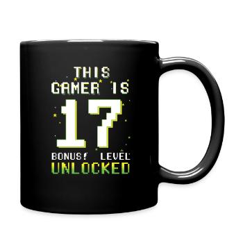 This Gamer Video Game Lover Gamer Age 17 - Full Colour Mug - black - Right