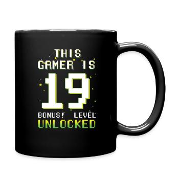 This Gamer Video Game Lover Gamer Age 19 - Tasse einfarbig - Schwarz - Rechts