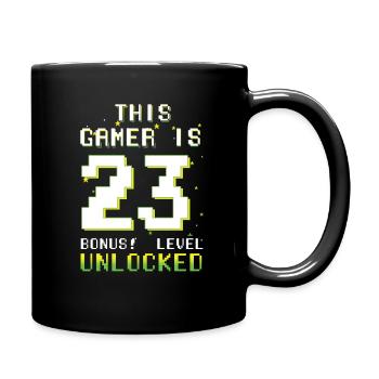 Ce gamer amateur de jeux vidéo Gamer Age 23 - Mug uni - noir - Droite