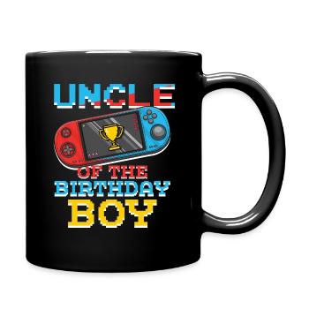 Oncle de Gamer Amateur de jeux vidéo Gamer - Mug uni - noir - Droite