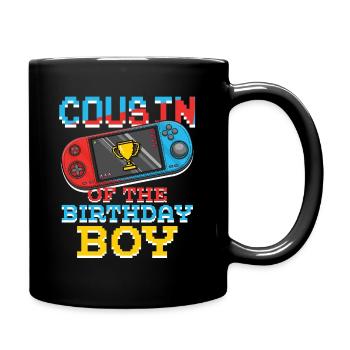 Cousin Of Gamer Video Game Lover Gamer - Tasse einfarbig - Schwarz - Rechts