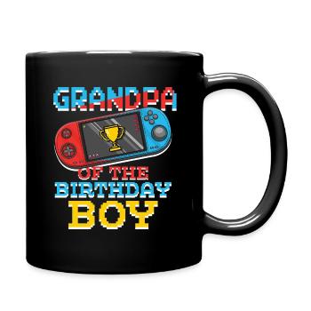 Grandpa Of Gamer Video Game Lover Gamer - Tasse einfarbig - Schwarz - Rechts