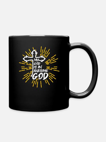 Love Lord My God Awesome Christian Pastor Jesus - Tasse einfarbig - Schwarz